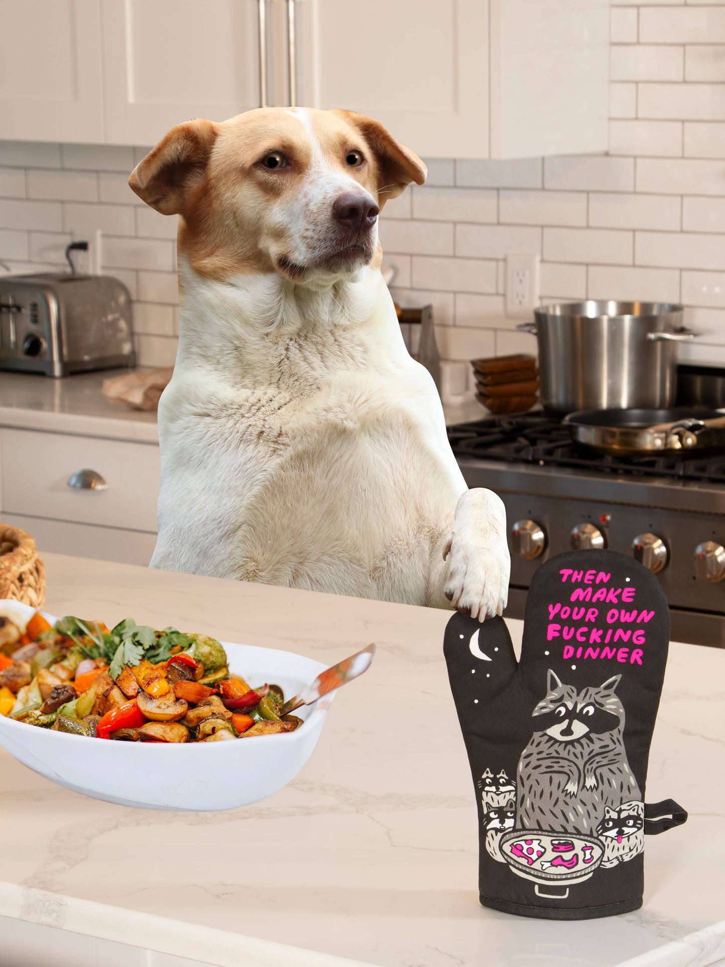 Make Your Own Dinner Oven Mitt - NEW!