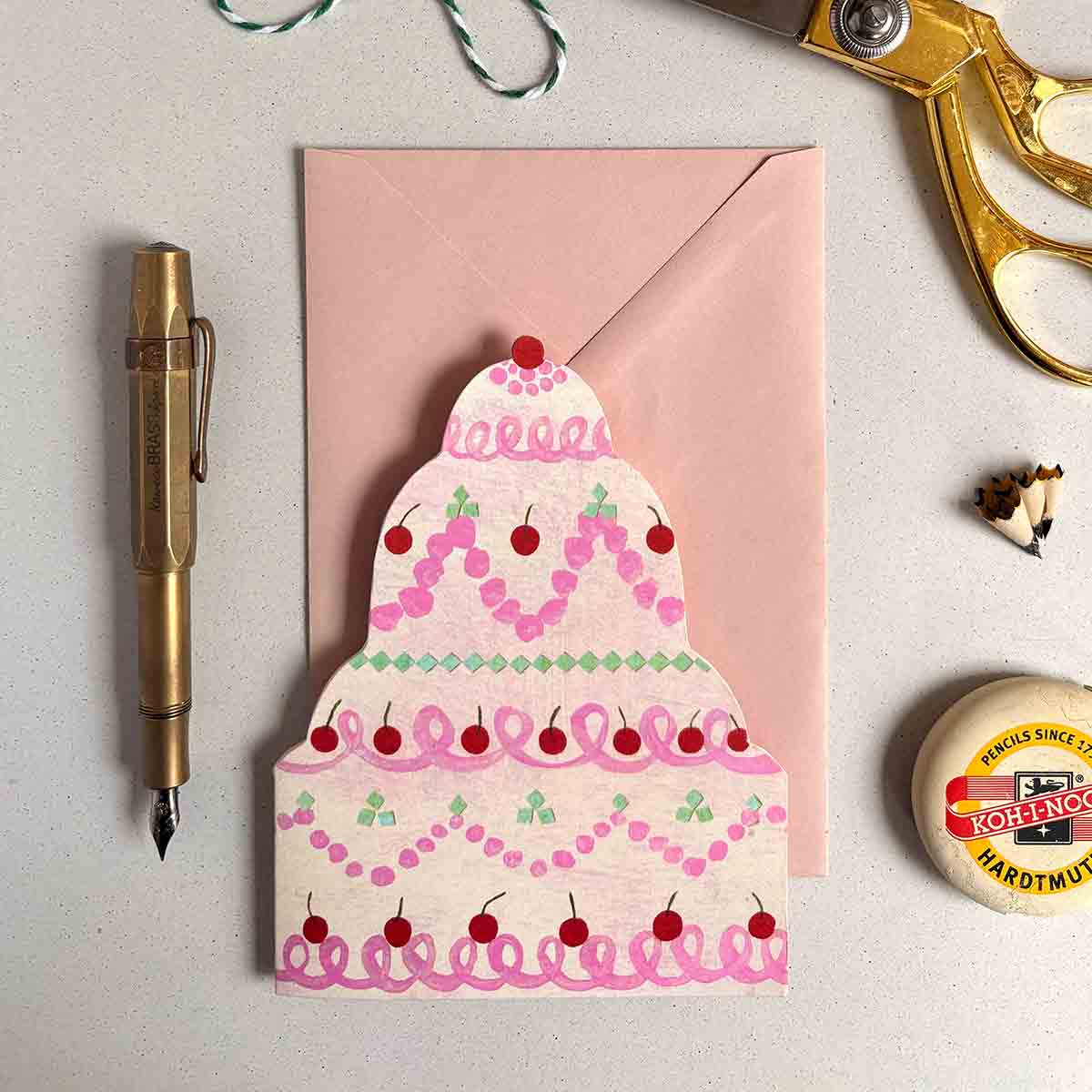 Wedding Cake Greeting Card
