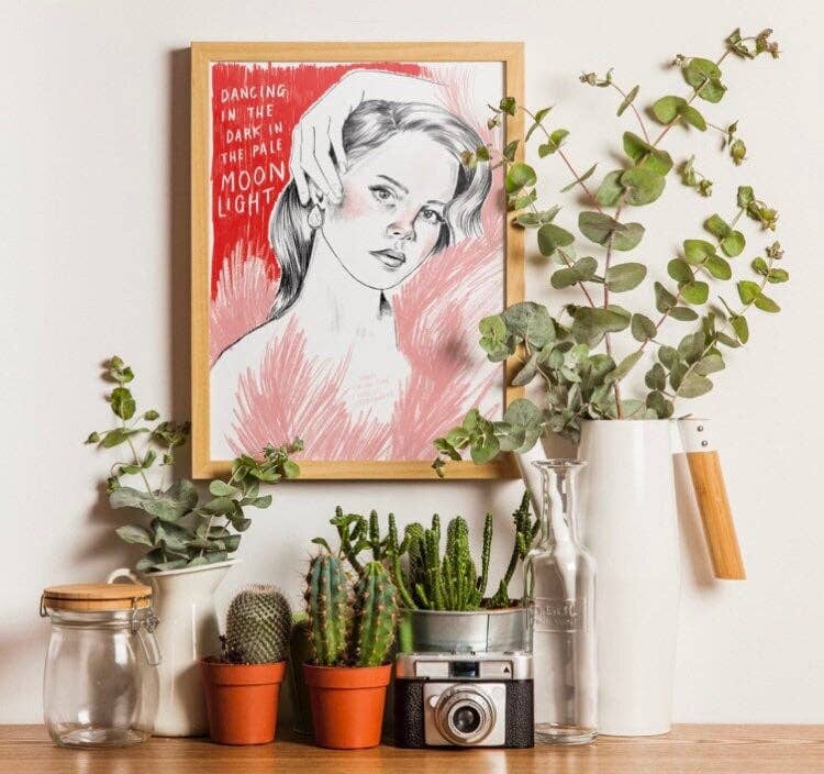 Lana a4 Art Print