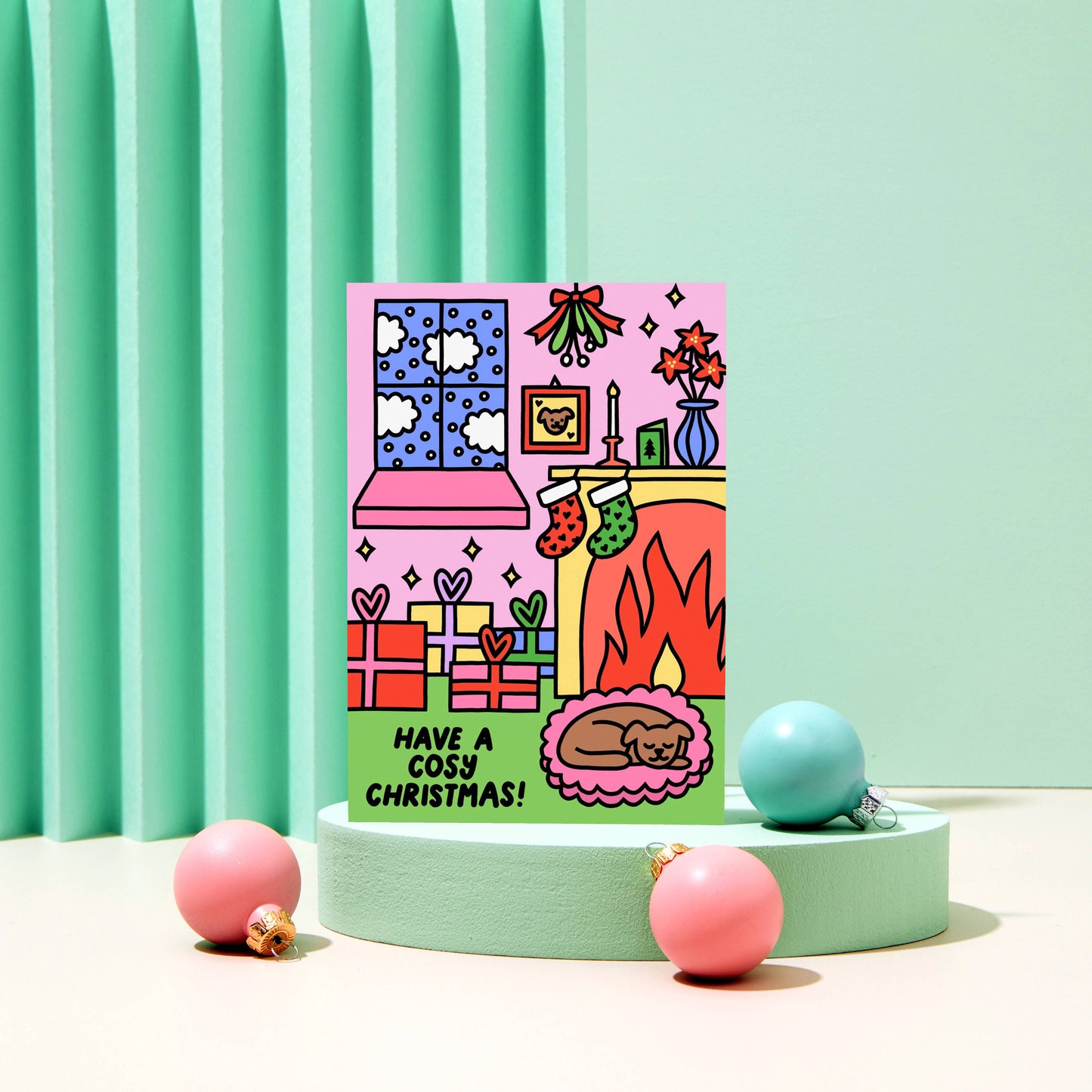 Have a Cosy Christmas - Christmas Card - Cute - Holidays