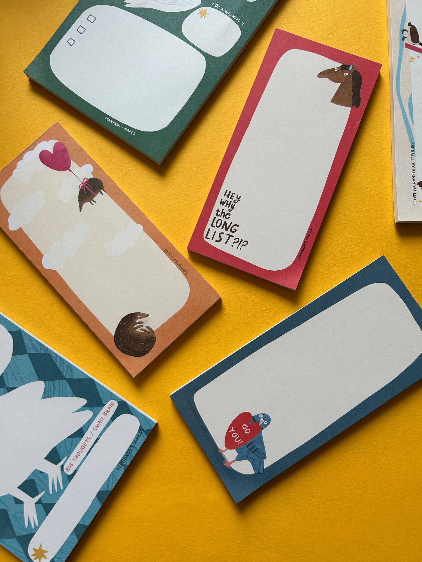 Go You! / Pigeon - DL size / Notepad / Pad