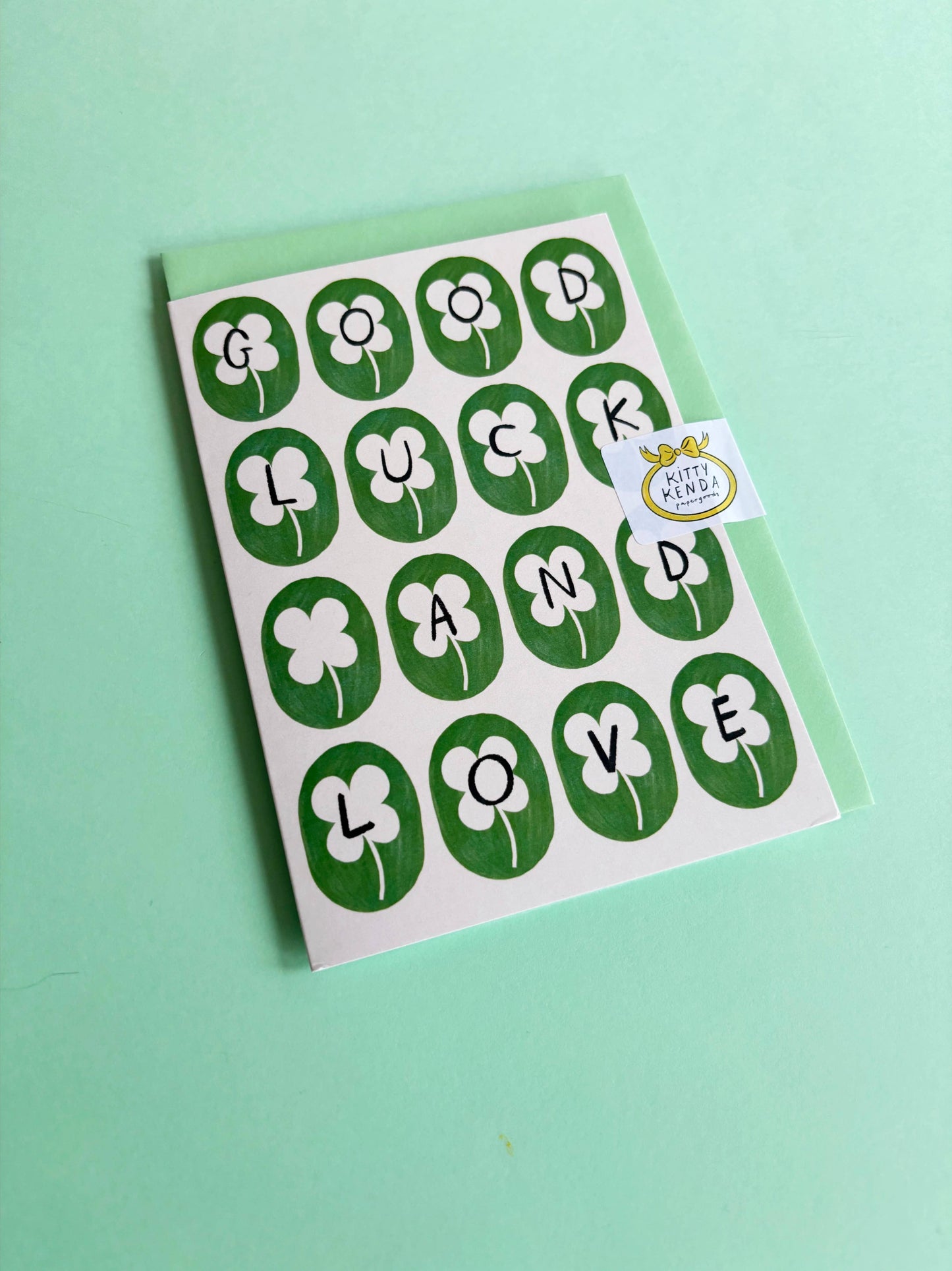Good Luck And Love Eco Greeting Card
