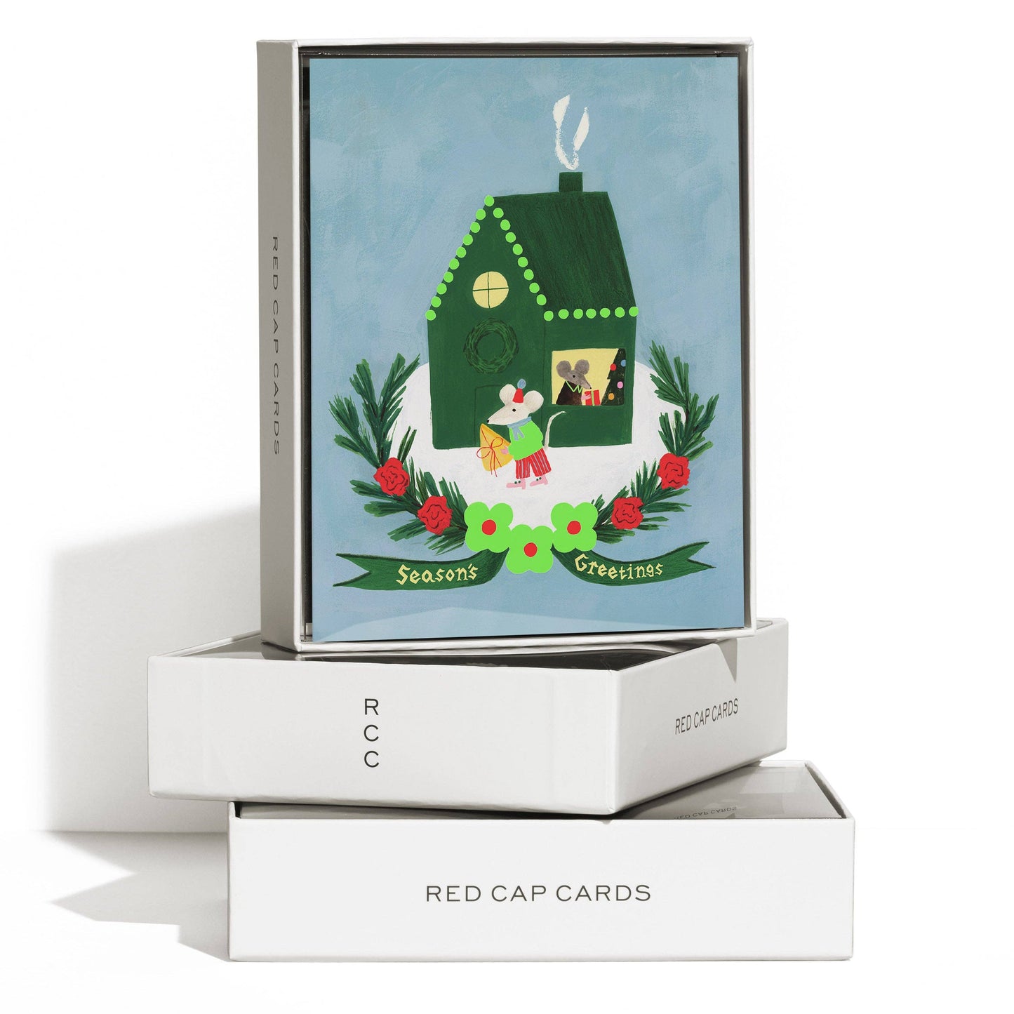 Mouse Tidings greeting card: Boxed Set of 8