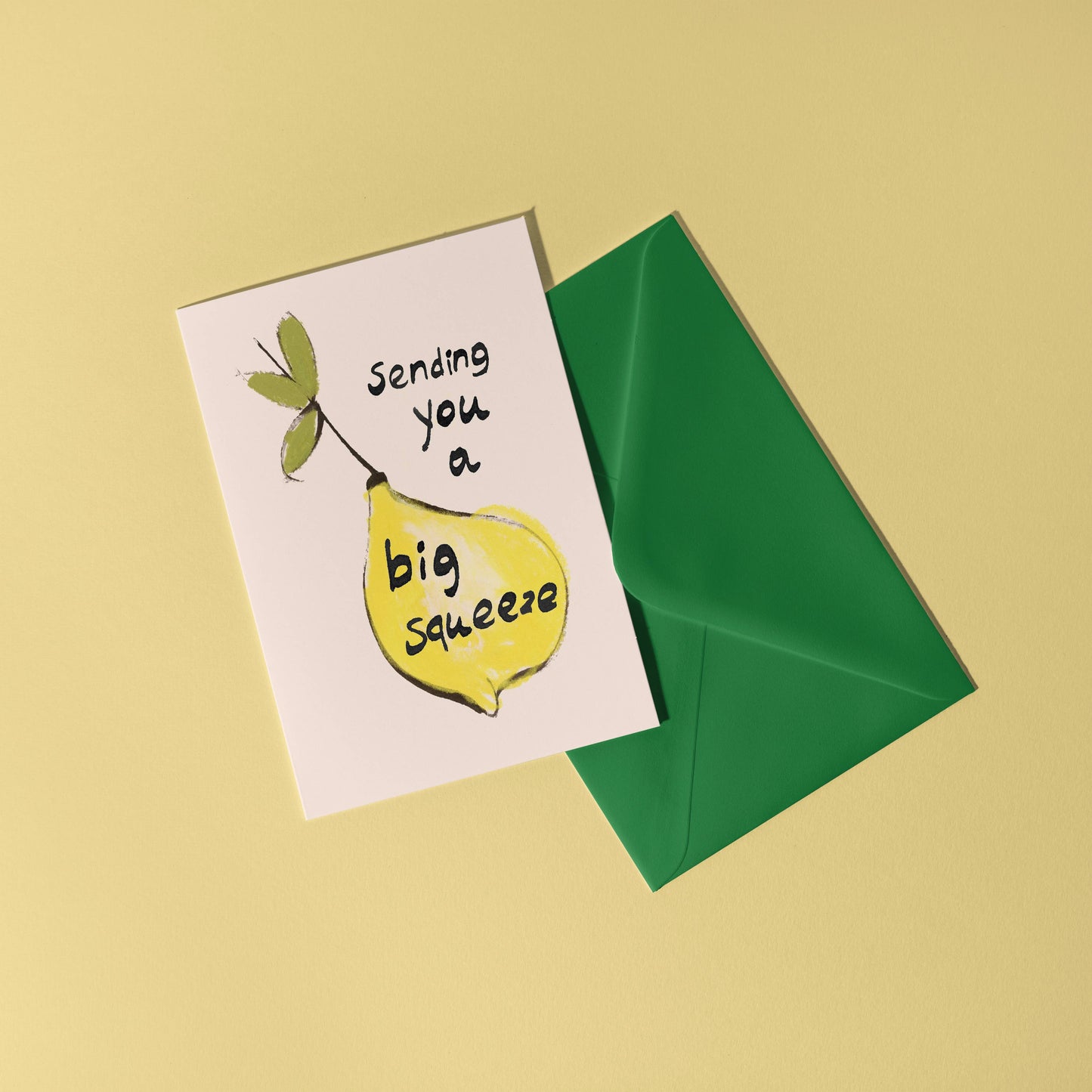 Sending You A Big Squeeze A6 Card