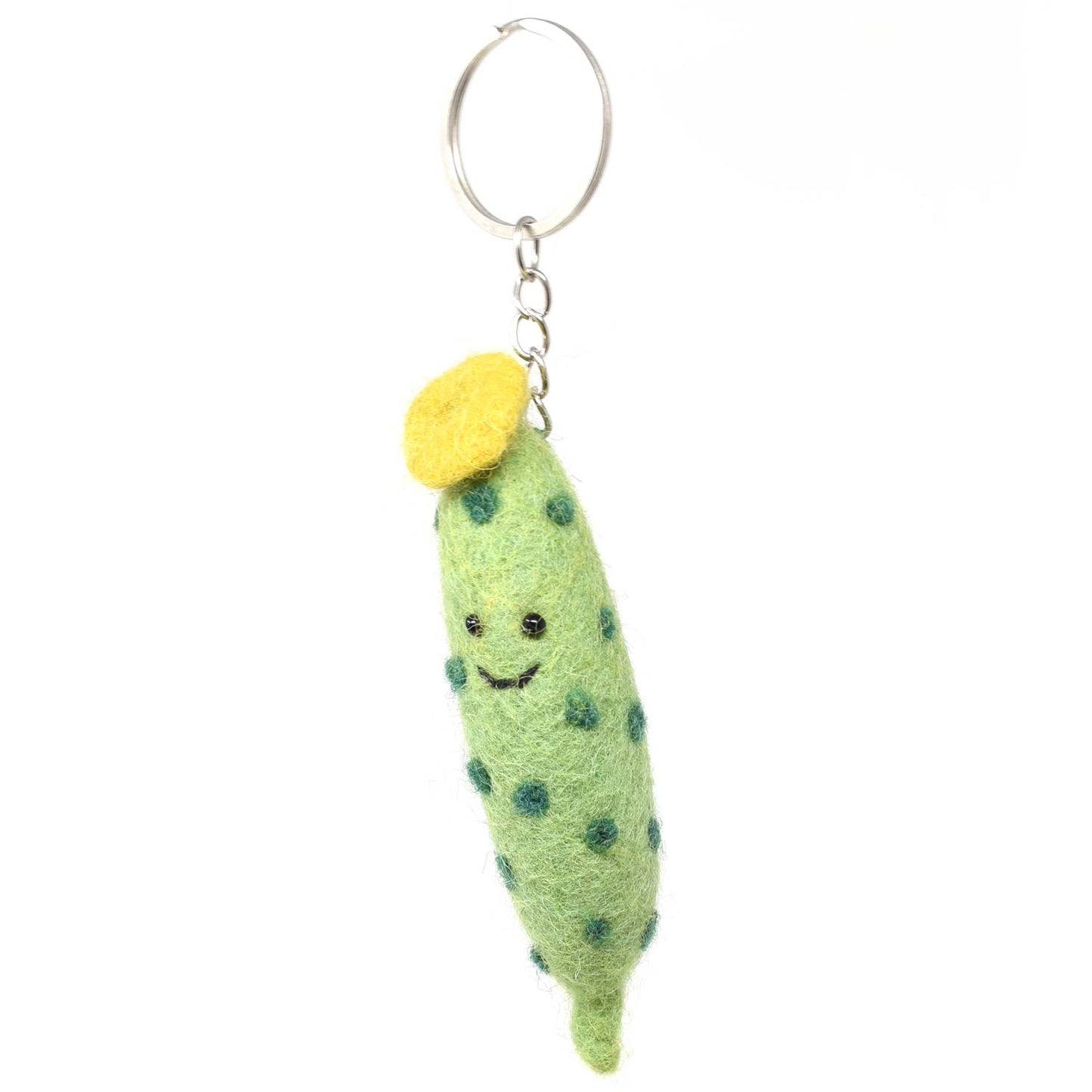 Felt Keychain - Gherkin Pickle Felt Keyring