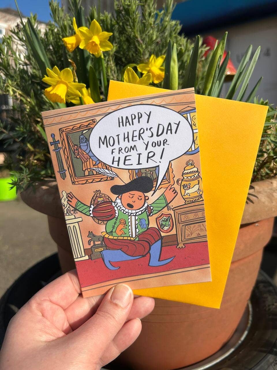 Happy Mother's Day Heir Child A6 Greetings Card