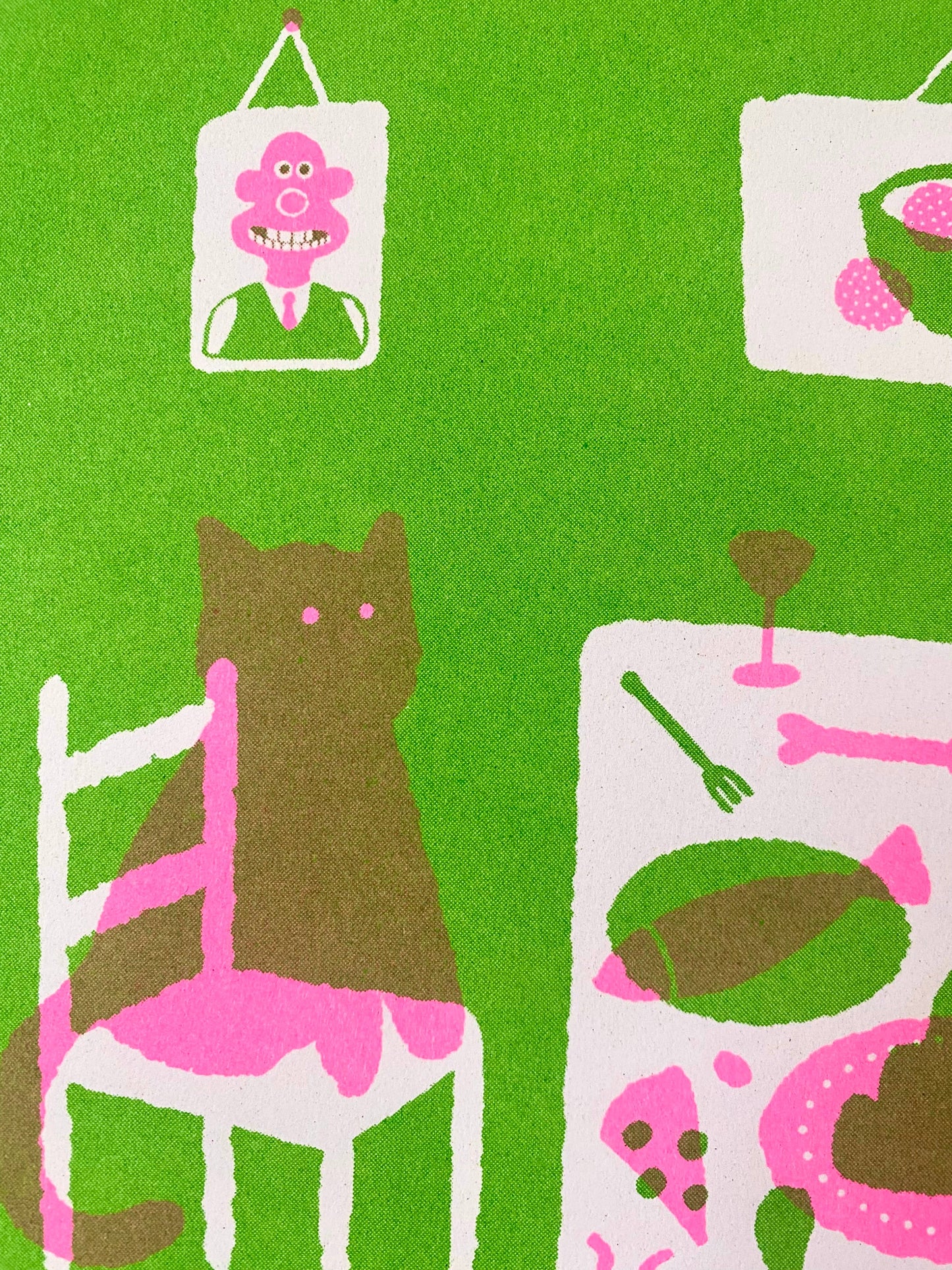 A3 ‘Dream Dinner Party’ Risograph Print