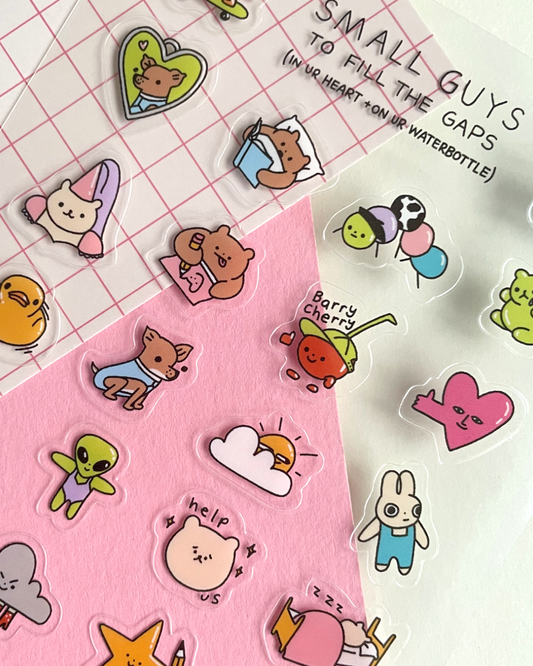 Small Guys Sticker Sheet