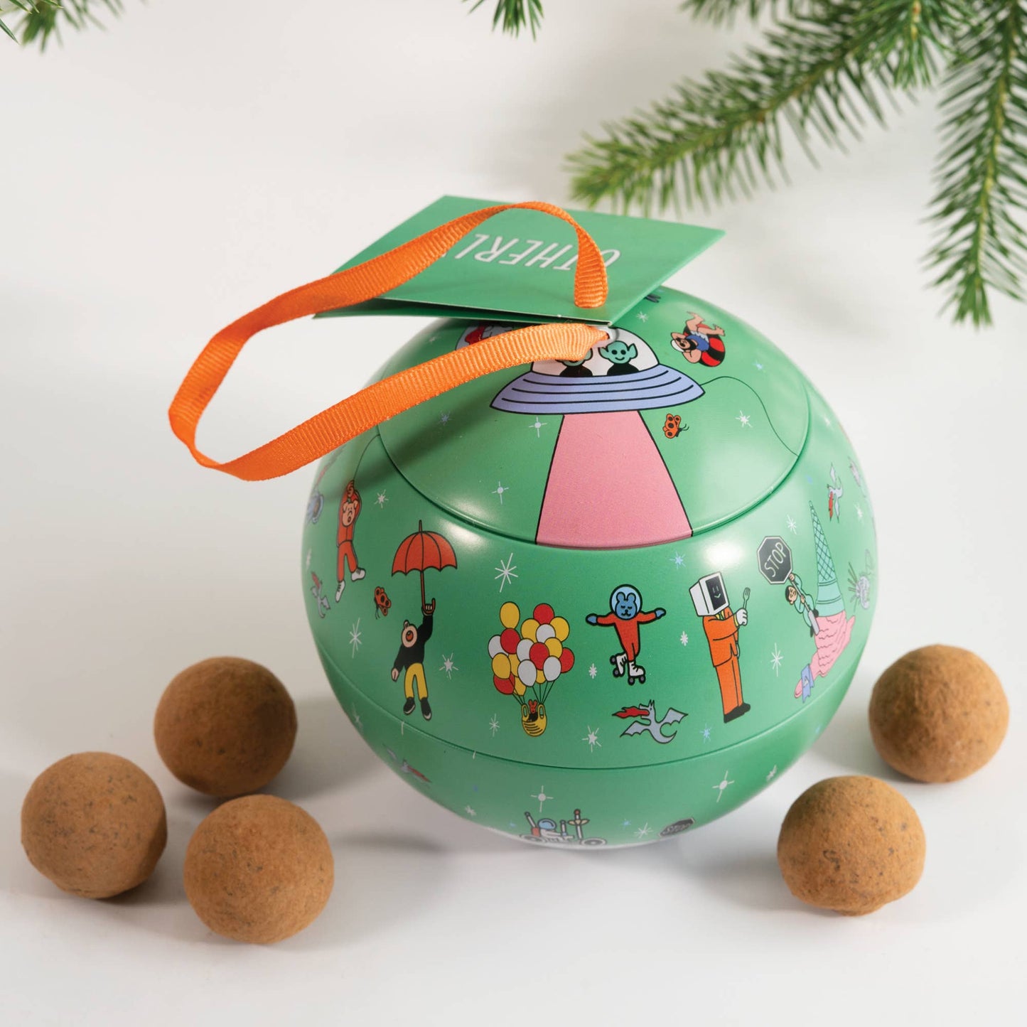 Bauble Tin - OTHERLY Oatm*lk Salted Caramel Truffles // 100G