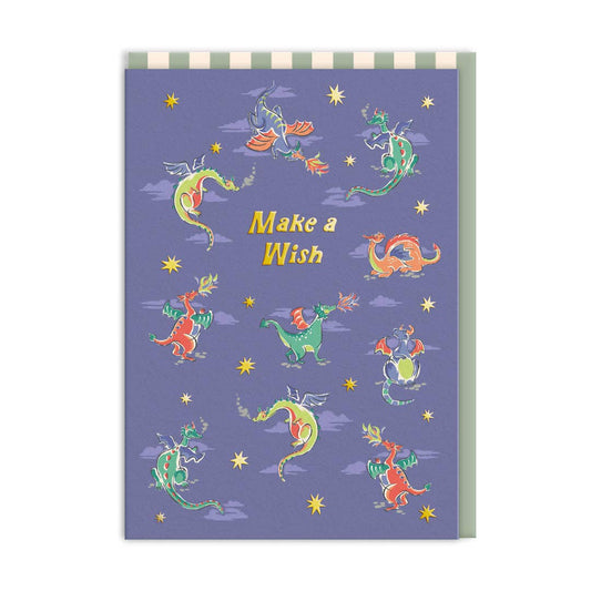 Cath Kidston Make A Wish Dragons Birthday Card