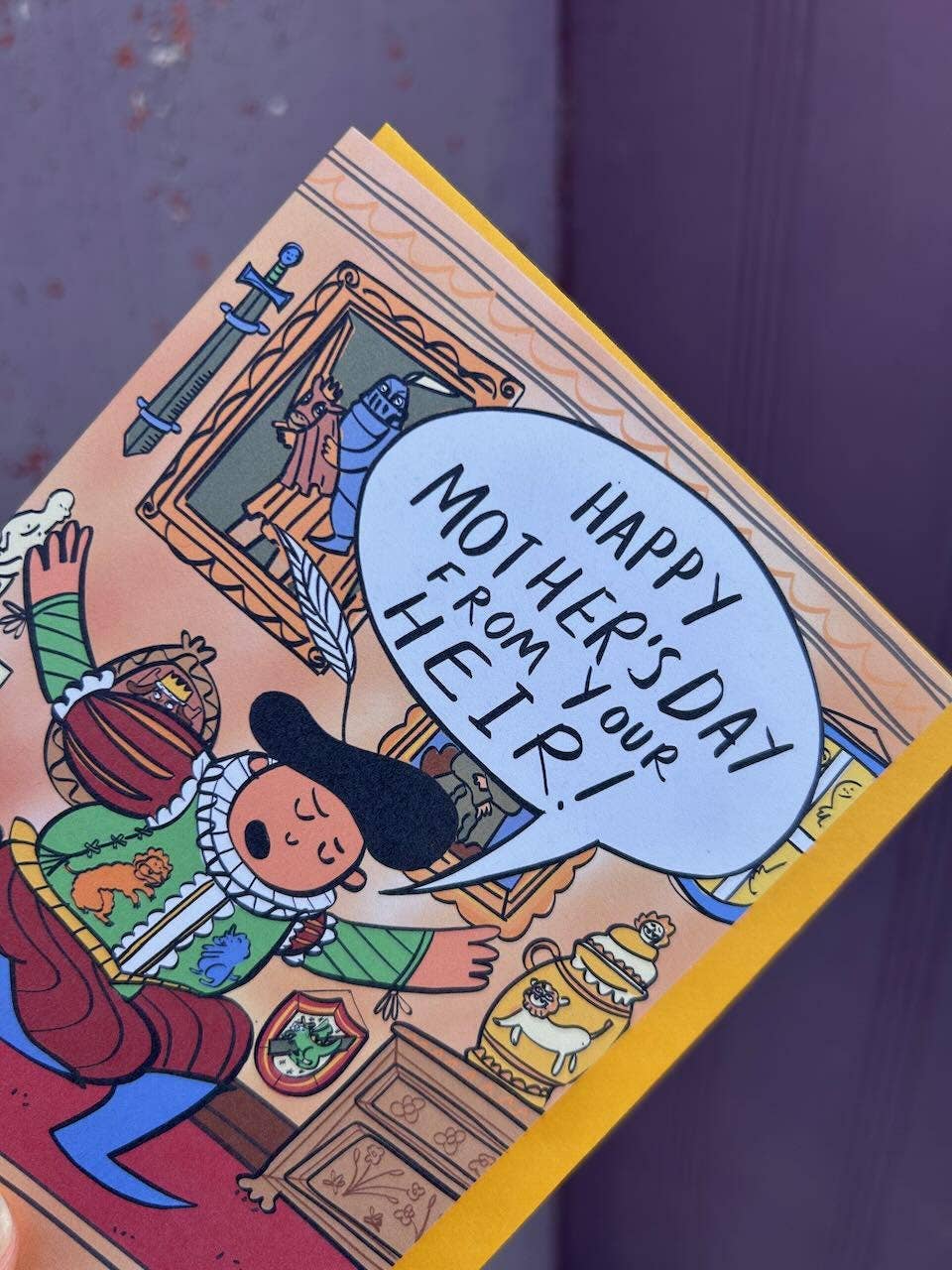 Happy Mother's Day Heir Child A6 Greetings Card