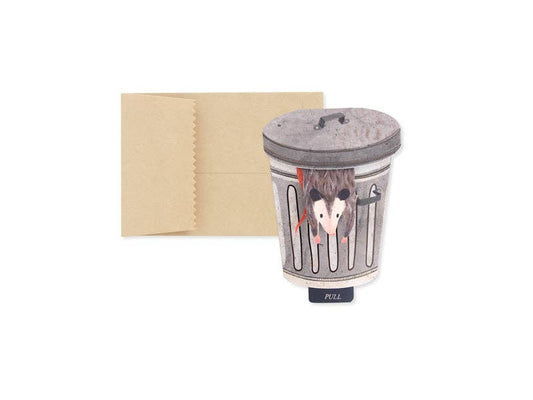 Trash 3D Pop Up Card