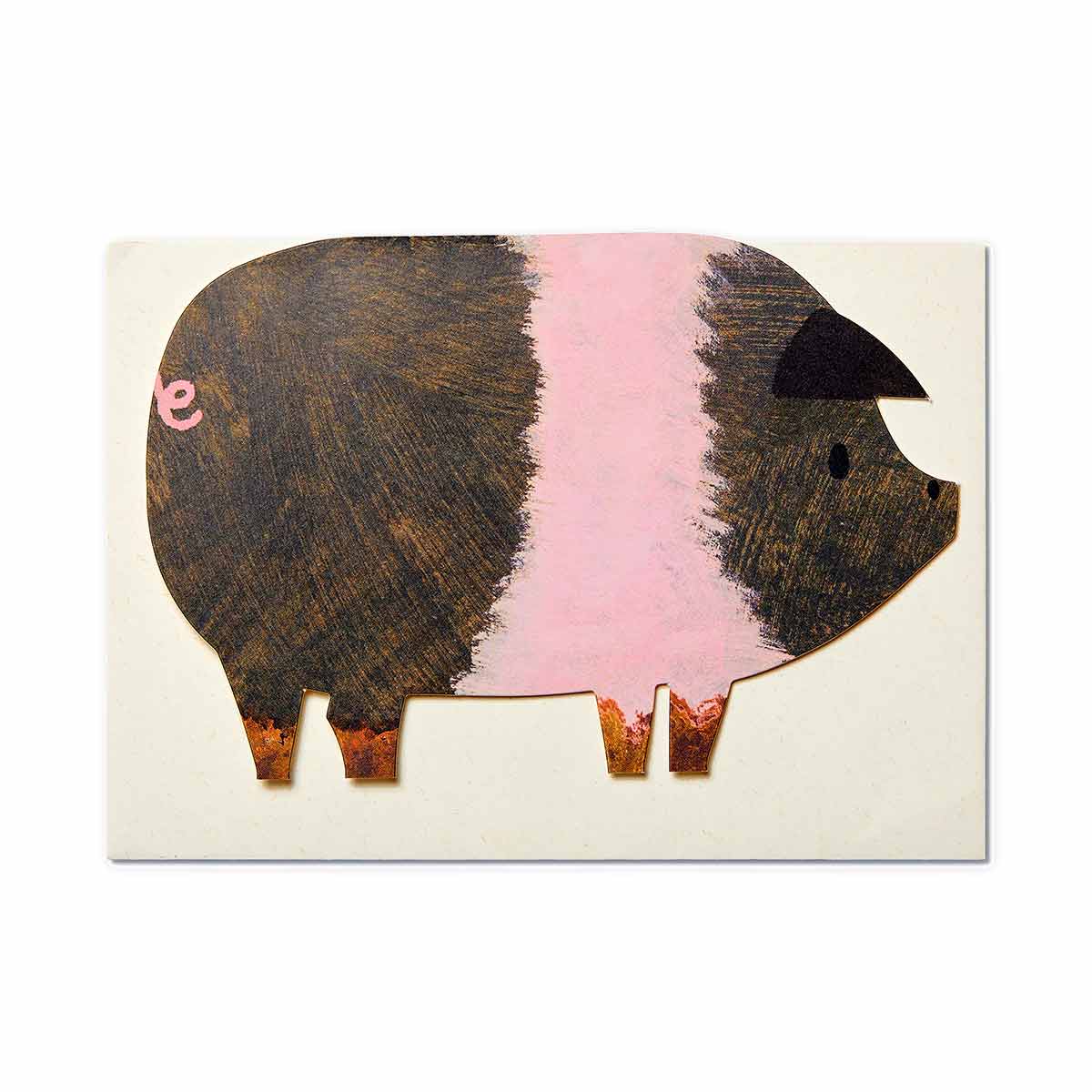 Striped Pig Birthday | Father’s Day Card | Kid Birthday Card