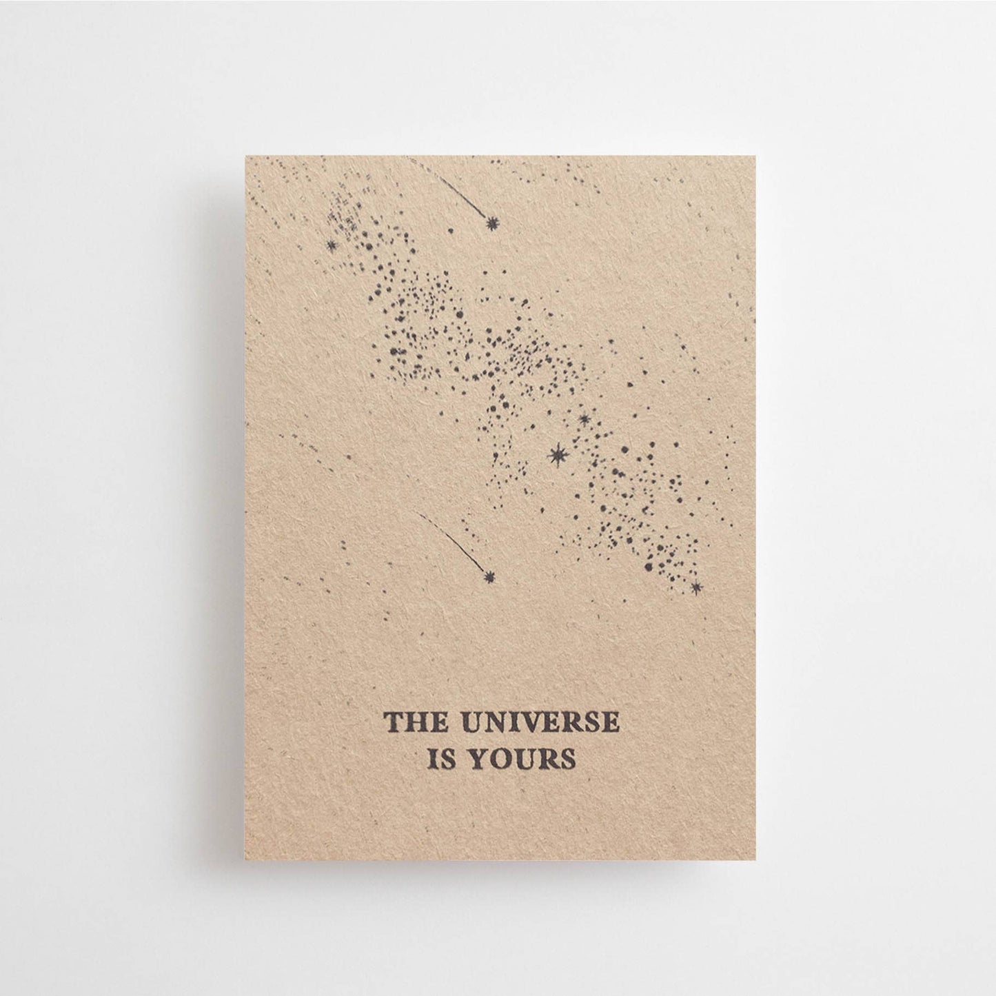 THE UNIVERSE IS YOURS - MINI CARD -