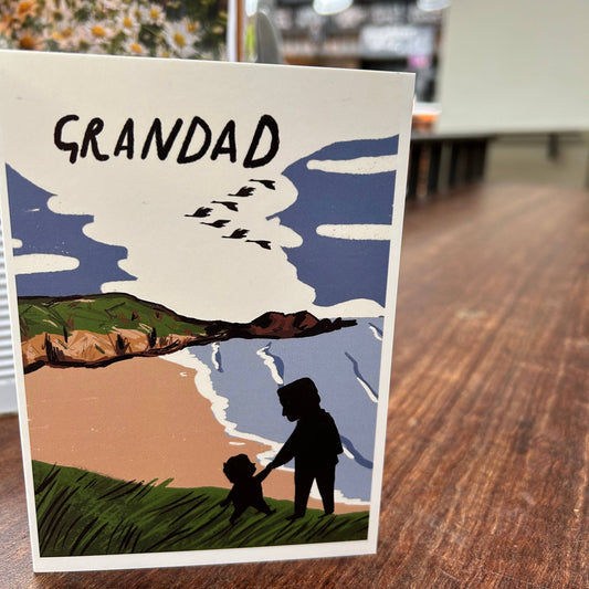 Grandad beach card 