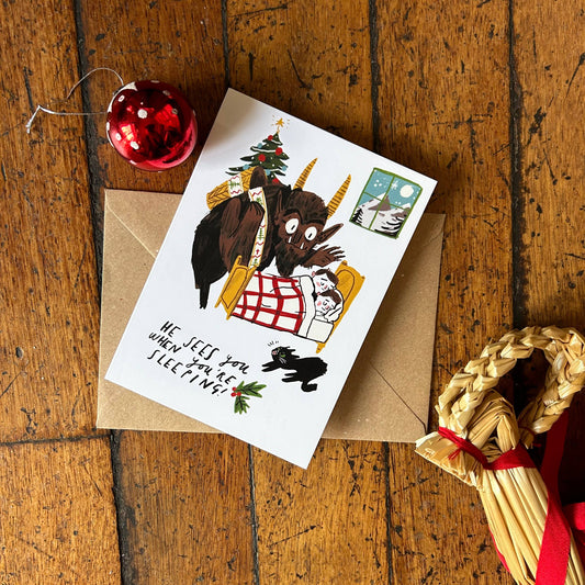 Krampus Christmas card