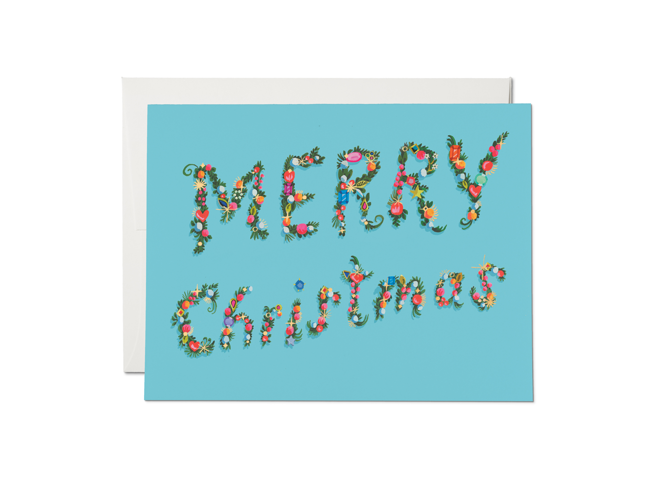 Christmas Baubles Christmas Card