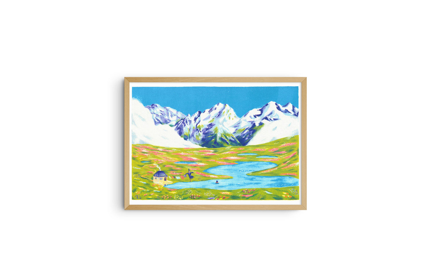 The Traveling Castle A3 Print