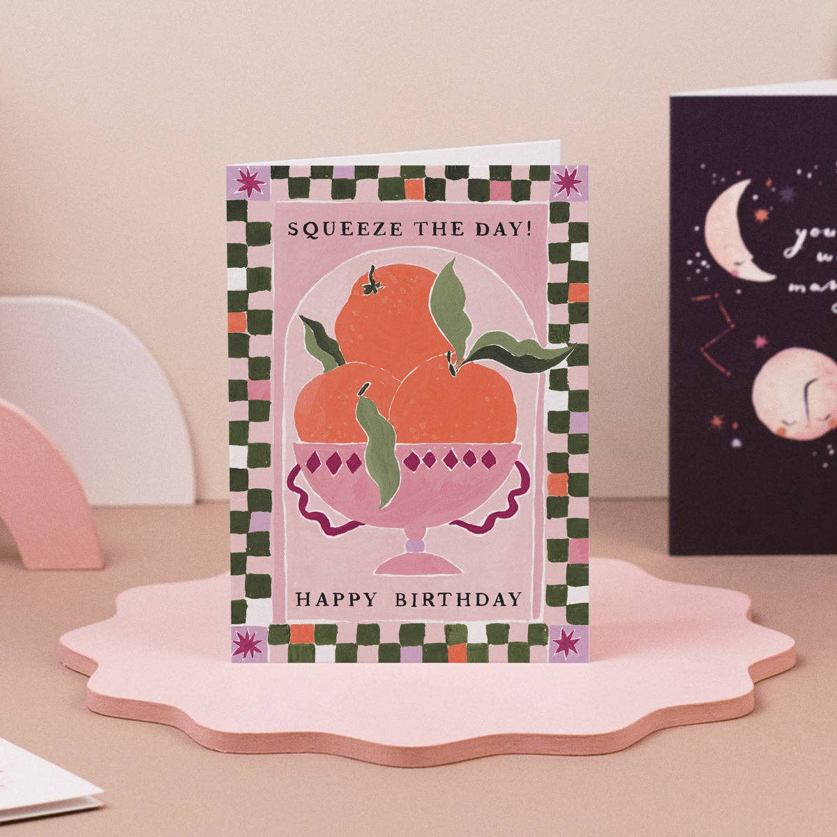 Squeeze The Day Oranges Card | Pun Birthday Cards