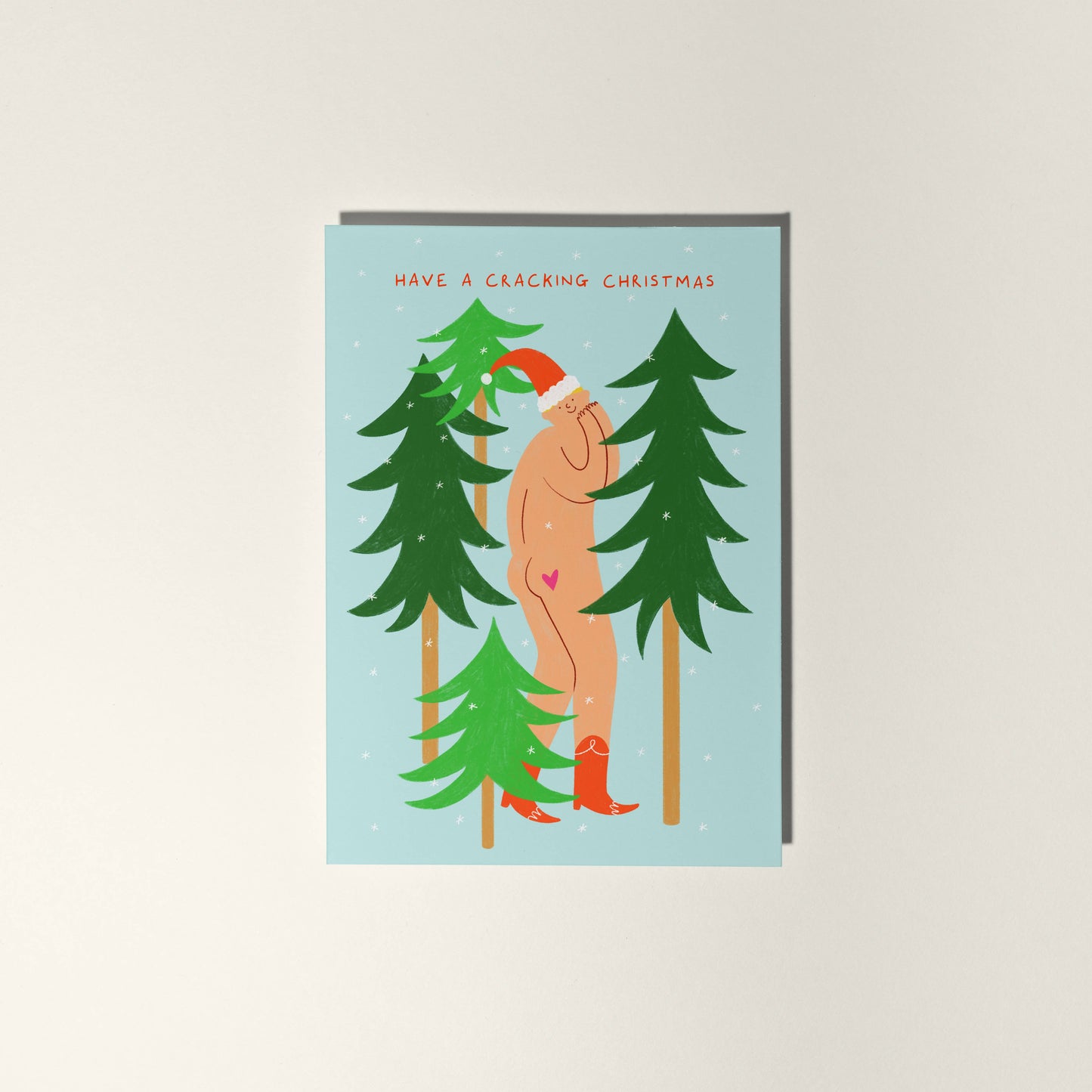 Cracking Christmas Card | Cheeky Holiday Card | Festive