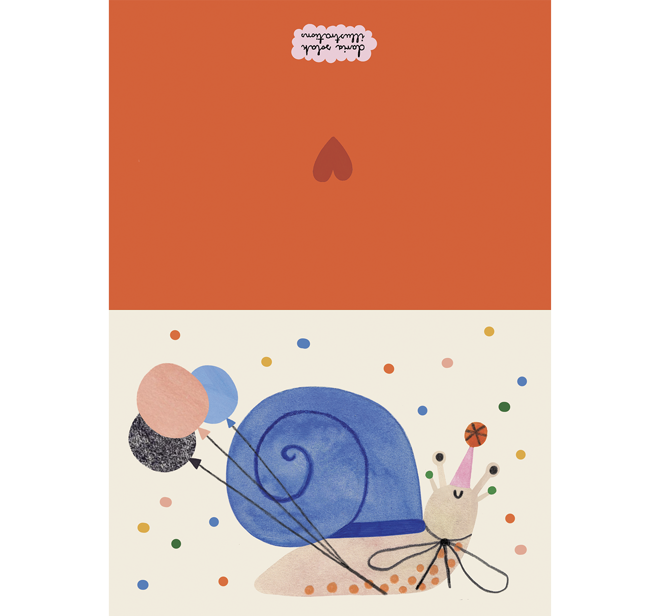 PARTY SNAIL card