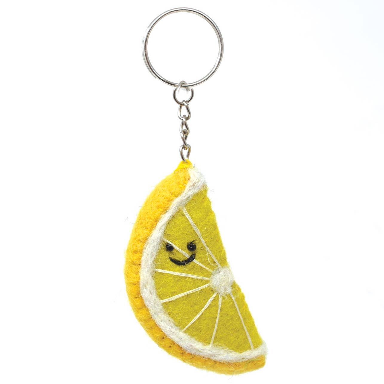 Felt Keychain - Lemon Keyring