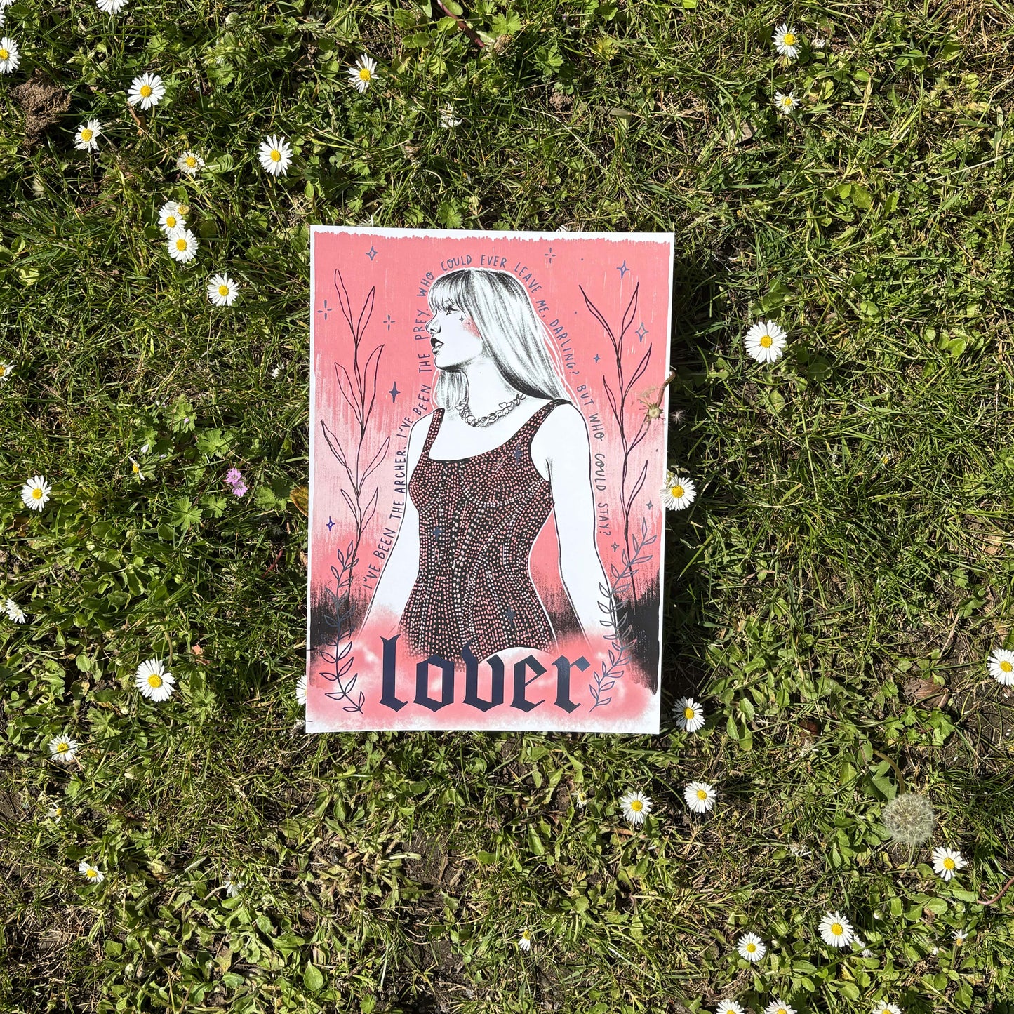 Taylor Swift 'The Archer' Lover A4 Holographic Print