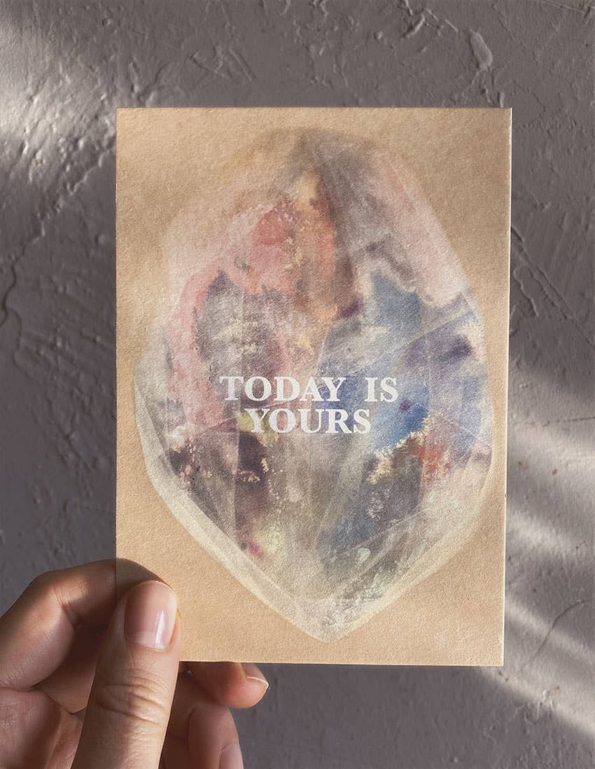 TODAY IS YOURS - POSTCARD - BIRTHDAY - CELEBRATION CARD