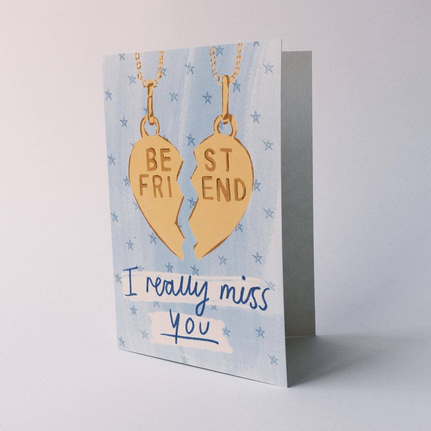 Best Friend I miss U Greetings Card