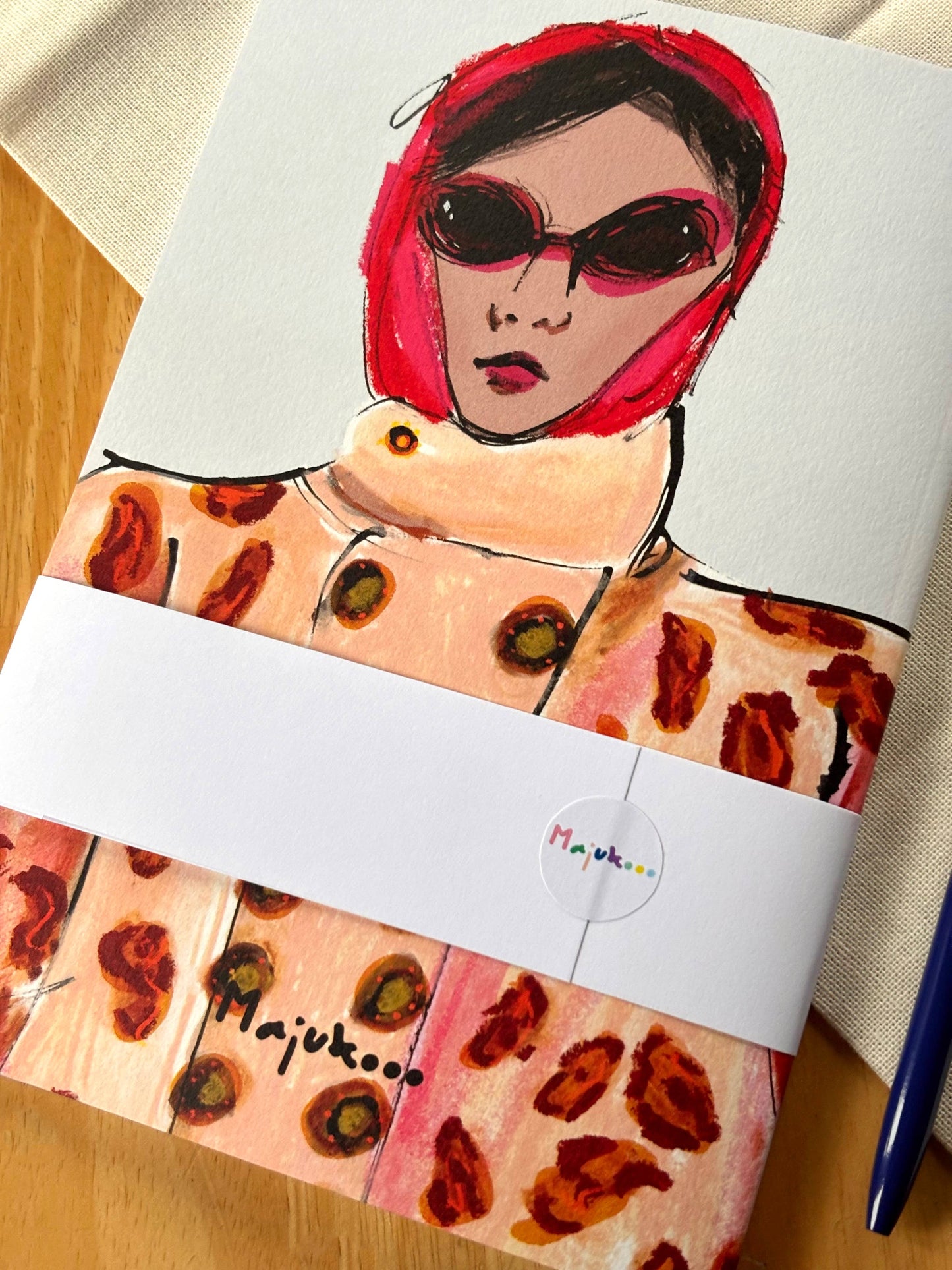 Sunglasses A5 Softcover Notebook