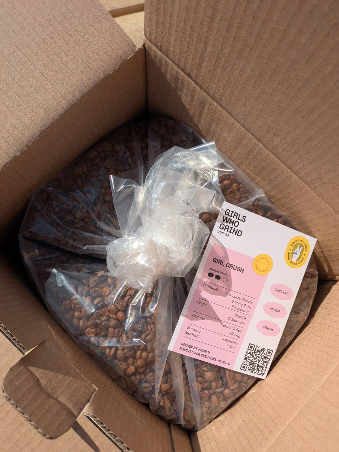 Coffee, Girl Crush blend. El Salvador & Brazil.: Paper Filter / 250g