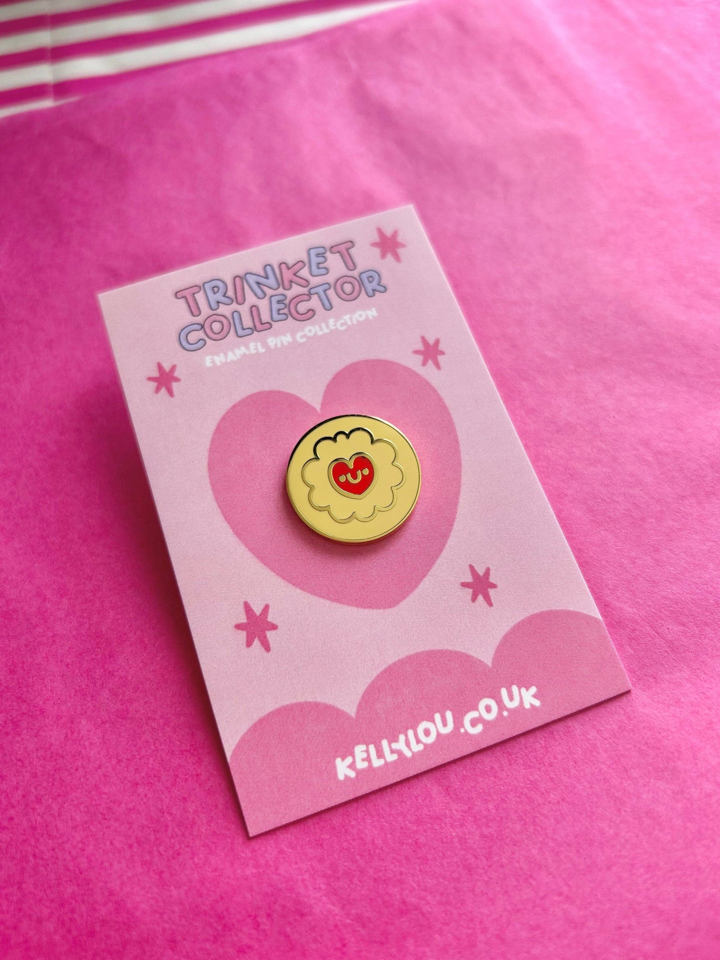 Jammie Biscuit -  Mini Enamel Pin