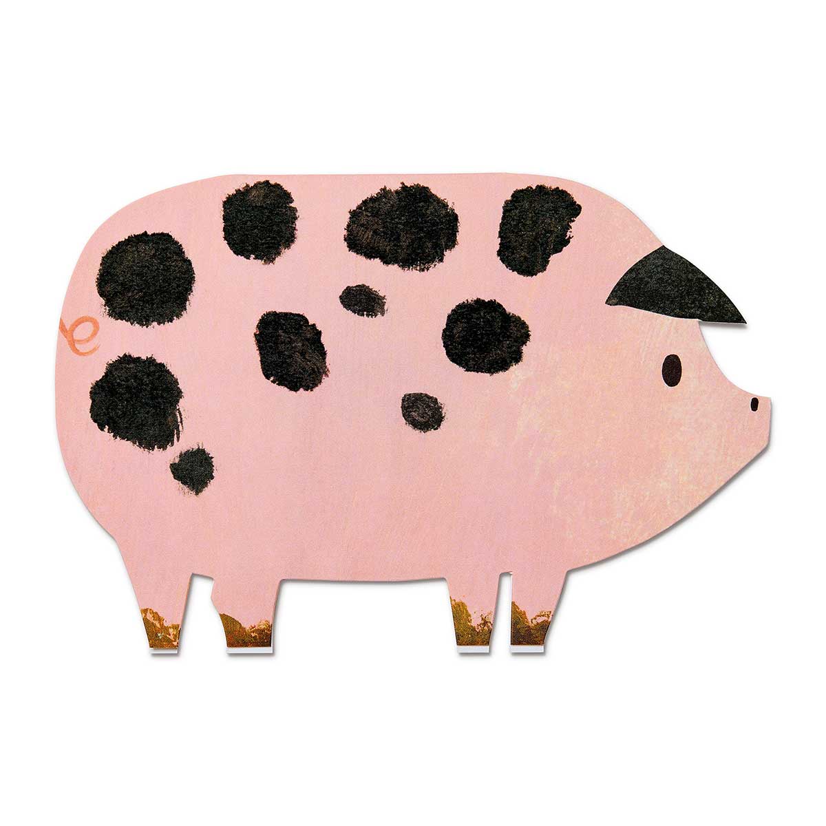 Spotty Pig Birthday Card | Foodie Gift | Farm Animal Card