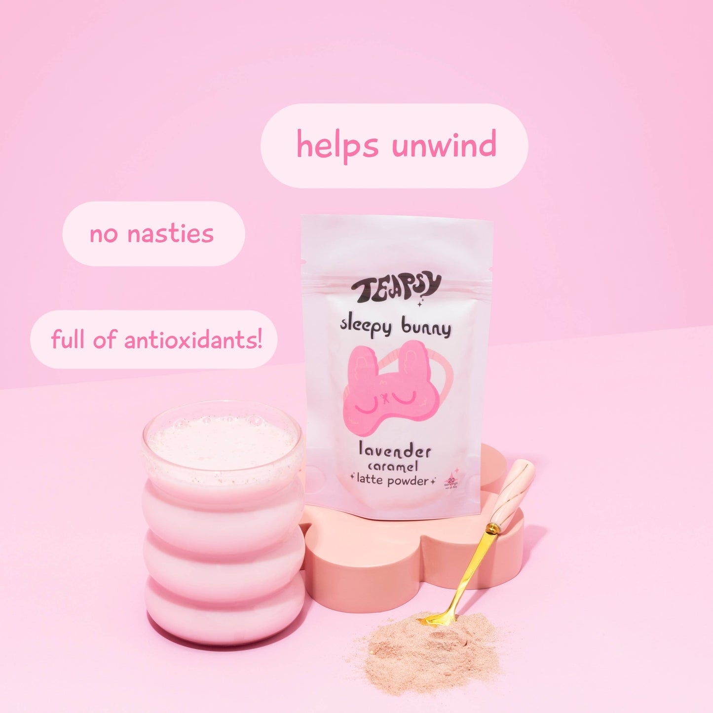 Sleepy Bunny - Lavender & Caramel Latte Powder 70g