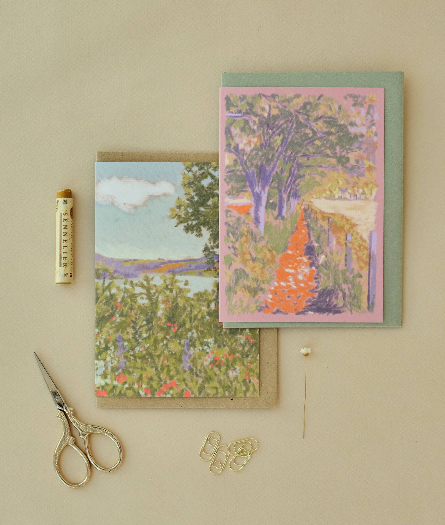 Spring Walk Greetings Card