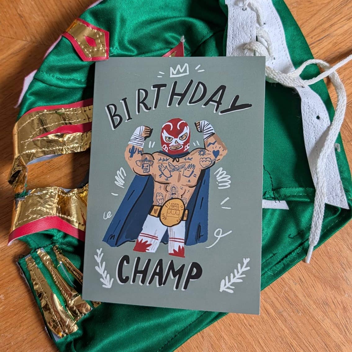 Birthday champ card