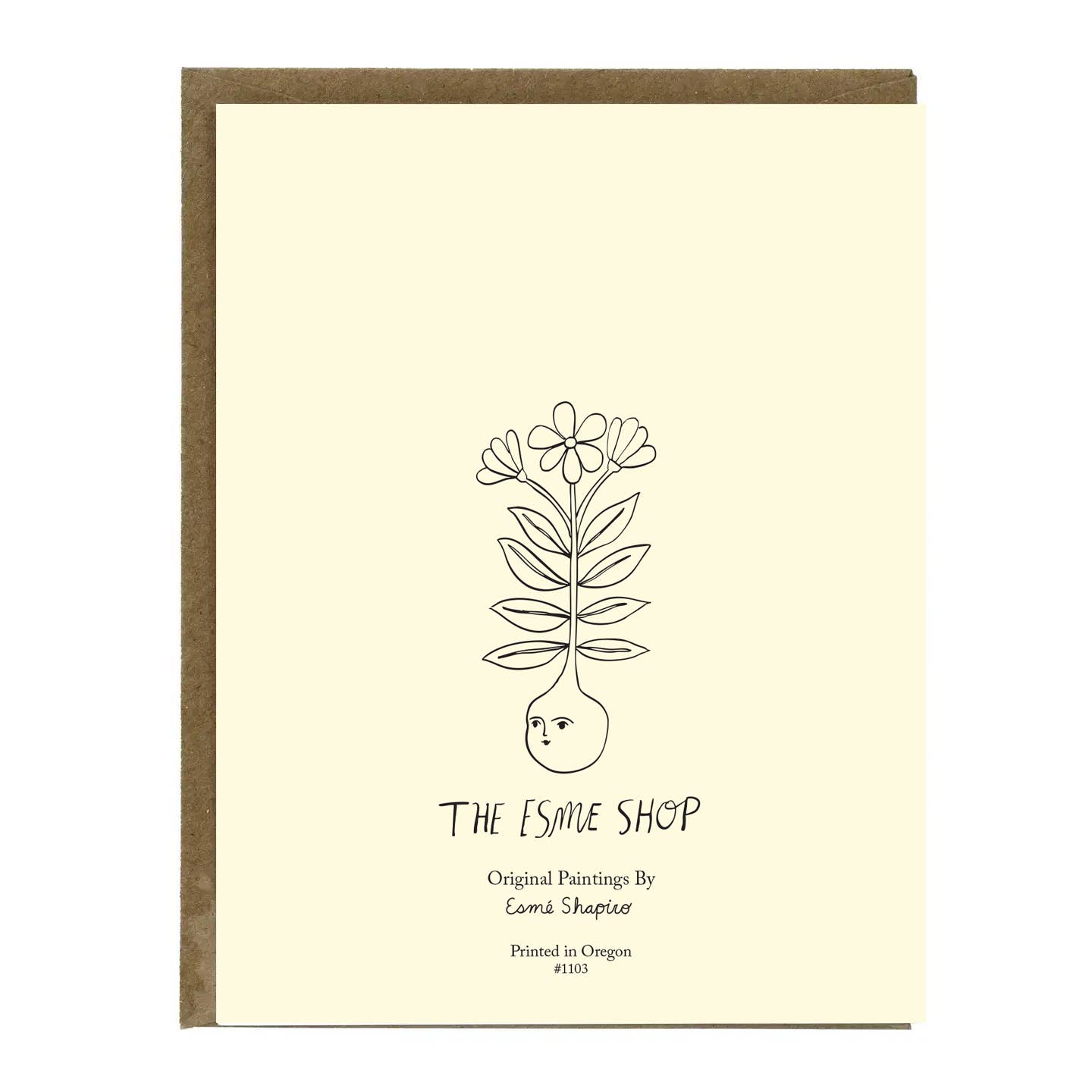 Winking At You Greeting Card: Sleeved Single A2 Card