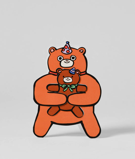 Bear With Mini Card Kid's Greeting Card