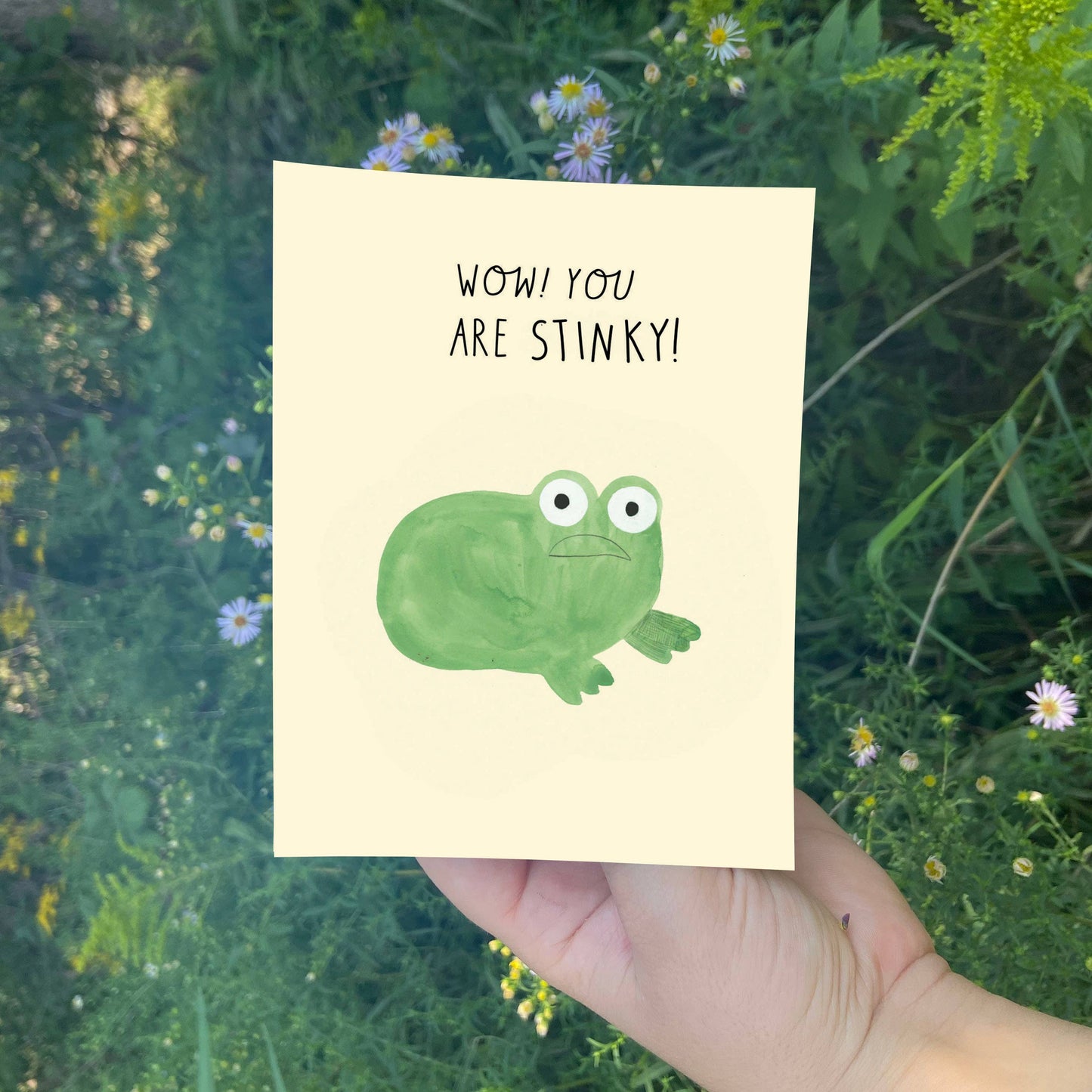 WOW YOU ARE STINKY! card