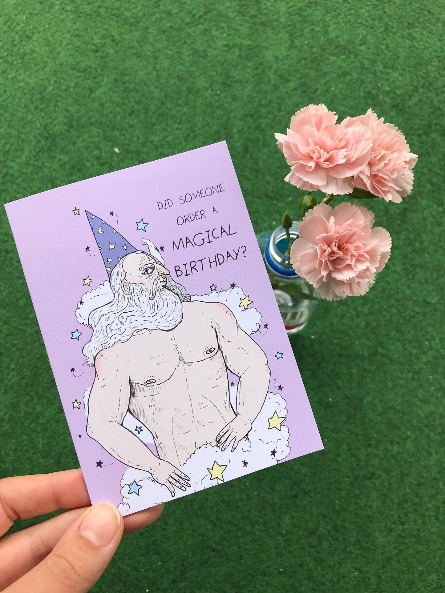Sexy Wizard Birthday Card Magic Ooh Bod Funny Naughty Card