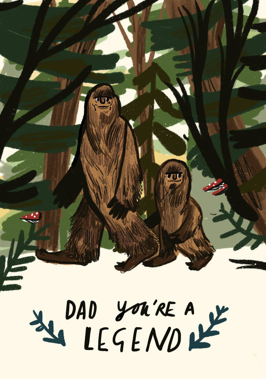 Dad you’re a legend card