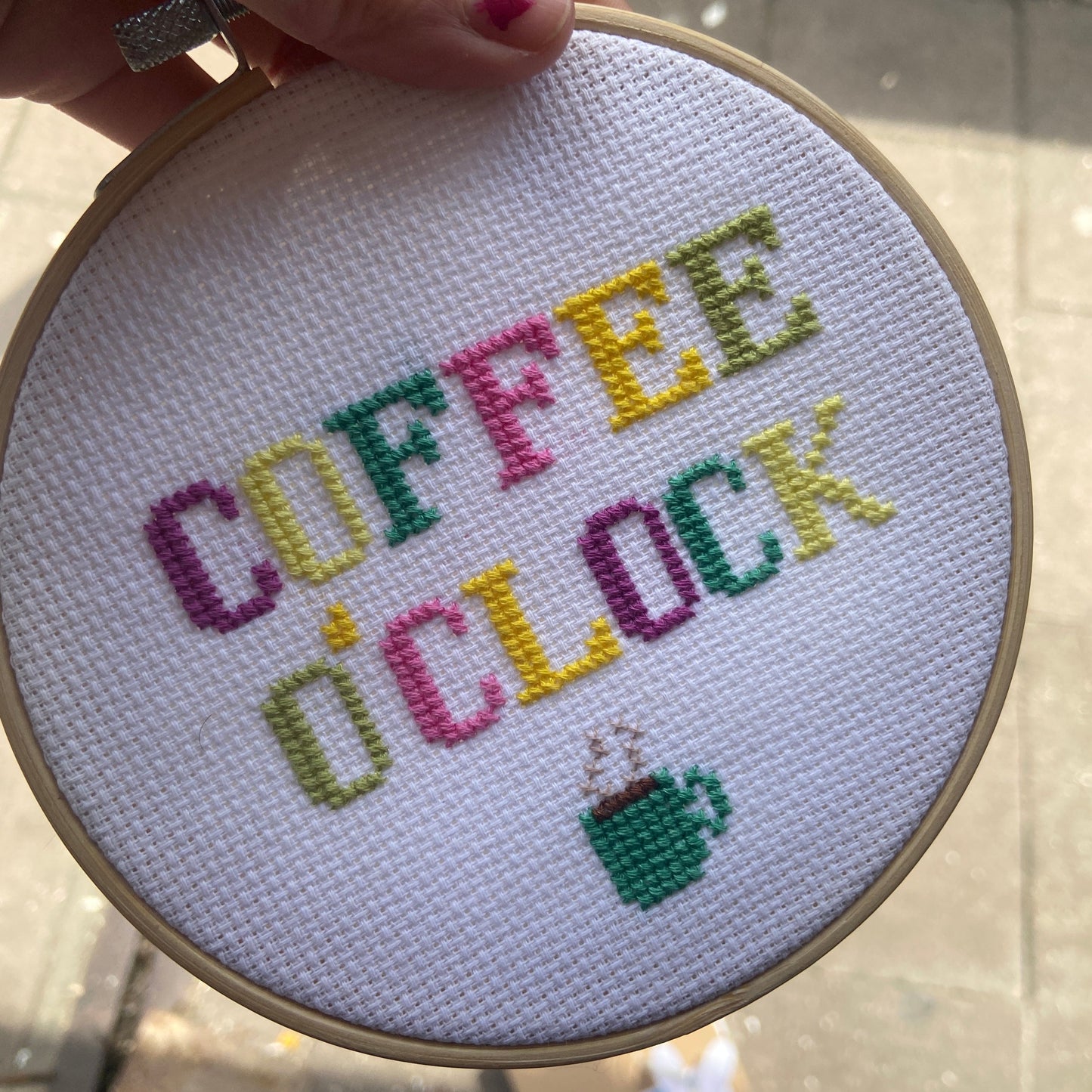 Coffee O'Clock Cross-stitch Kit