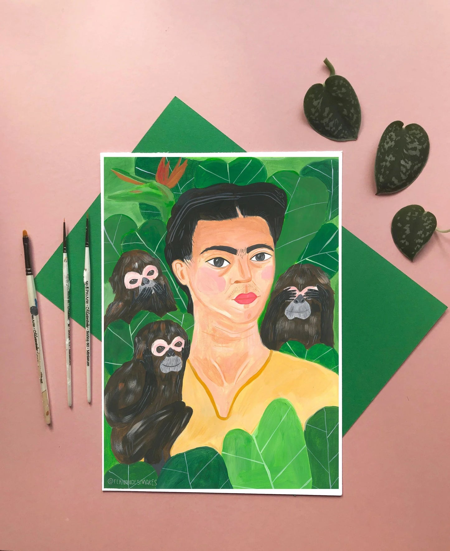 Frida Kahlo A4 Art Print
