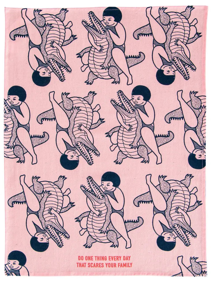 Scare your Family Tea-Towel