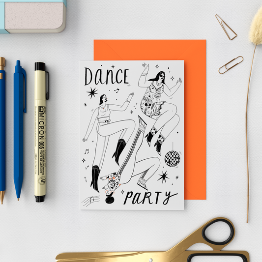 Dance Party  Card