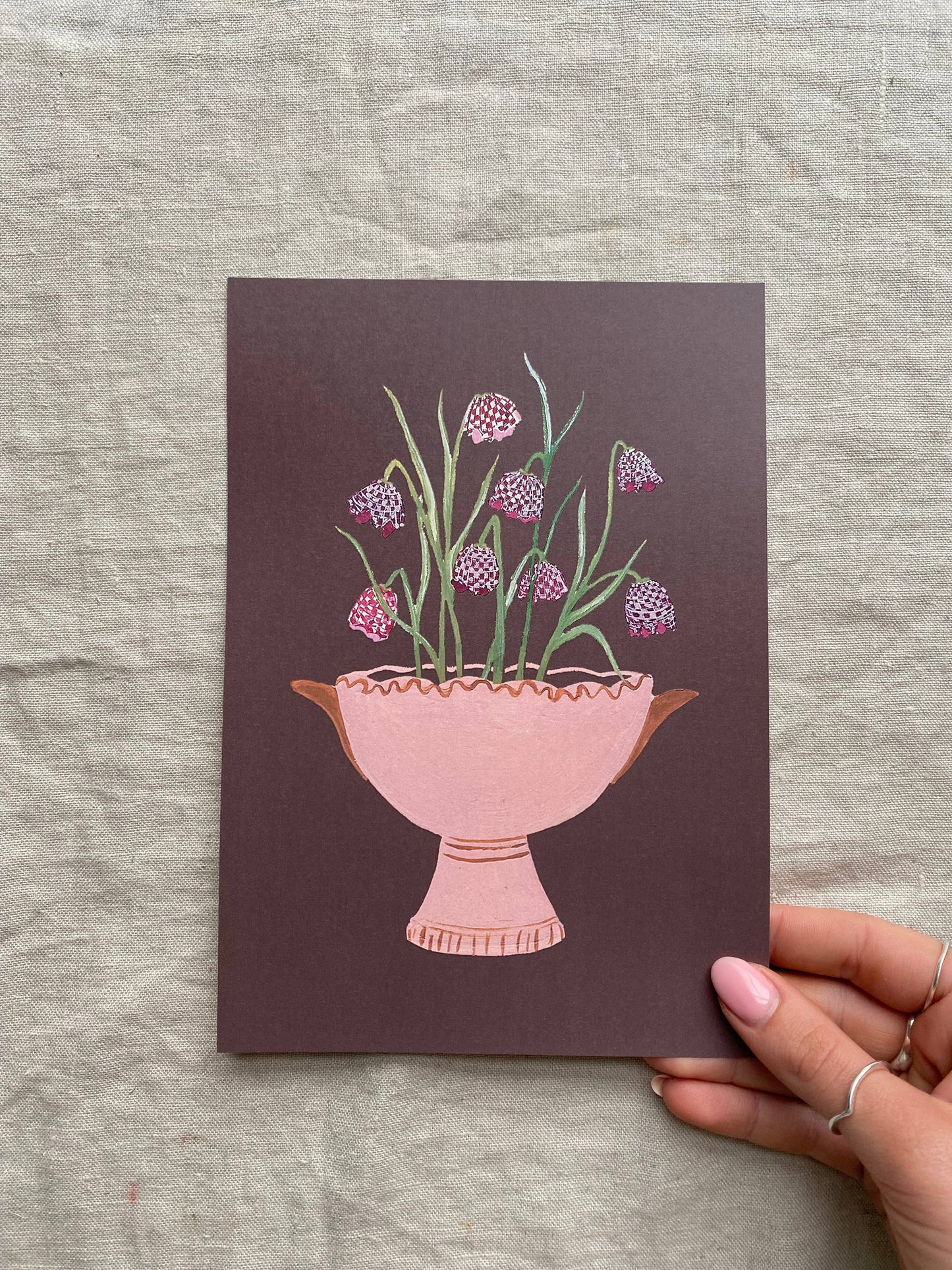 Fritillaria A5 Print