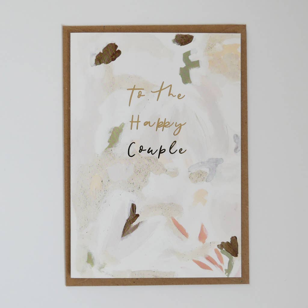 'To the Happy Couple' Wedding Card