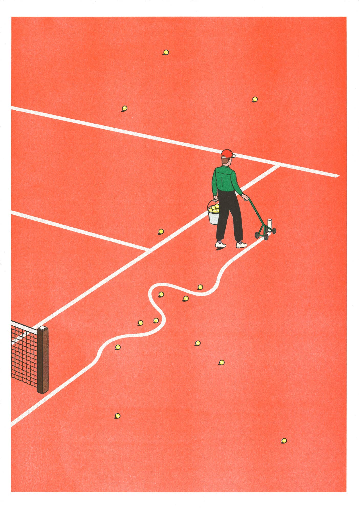 Roland-Garros A3 Print