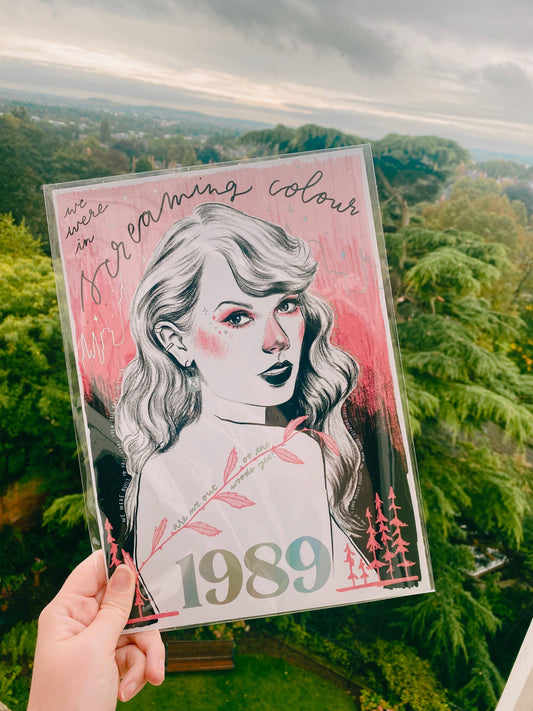1989 - Taylor Swift A4 Art Print