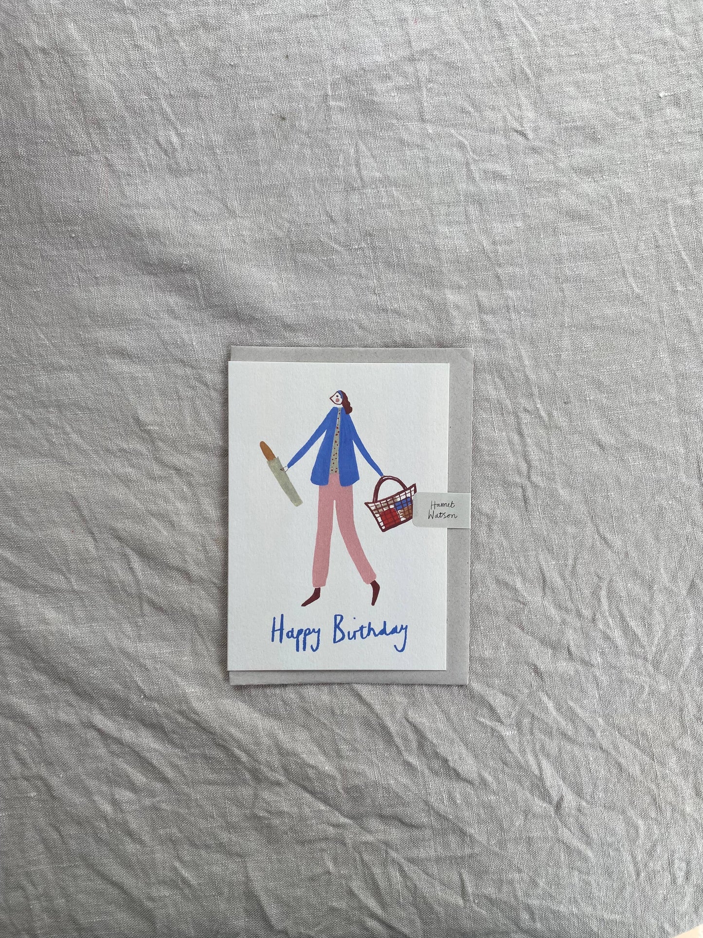 Happy Birthday Baguette card